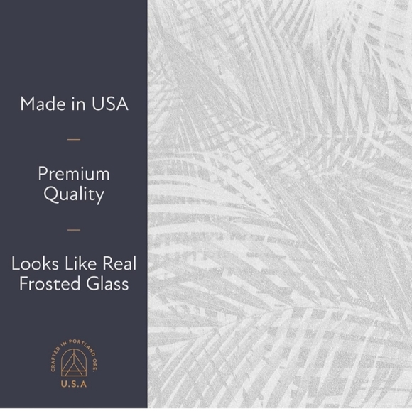 Artscape Palm Frosted Window Film - Picture 4 of 8